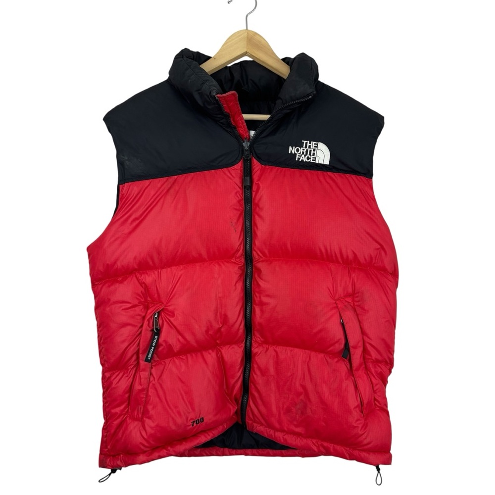 Vintage North Face Goose Down 700 Down Puffer Vest Red Size L